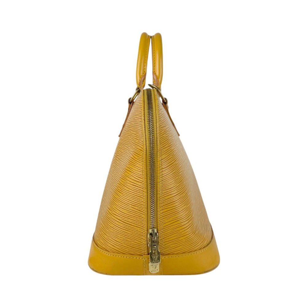 Louis Vuitton Handbag Epi Leather Alma Yellow Tassili Yellow